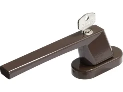Abus Terrassentüren^Abschließbarer Fenstergriff FG110 B Braun