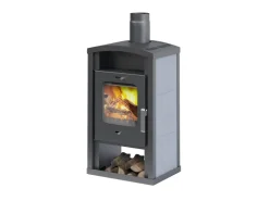 Accente Steine^Kaminofen Umea 4.0 GTS Naturstein Grau 6 kW
