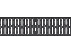 ACO Entwässerungsrinnen^Drain Composit Drainlock Rost Schwarz 0,5 m