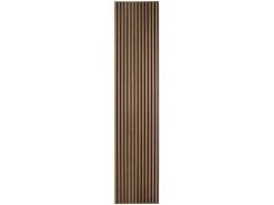 Akustikpaneele^Akustikpanel Smart Walnuss Schwarz MDF Schwarz Filz 240 cm x 52 cm x 1,8 cm
