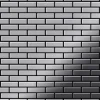 Mosaikfliesen^ALLOY Mosaik Fliese Massiv Metall Edelstahl Marine Hochglanz Grau 1,6mm Pk-s-s-mm 1 Paket mit 10 Matten 0,88 m2 Grau