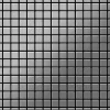 Mosaikfliesen^ALLOY Mosaik Fliese Massiv Metall Edelstahl Marine Gebürstet Grau 1,6mm Mosaic-s-s-mb 1 Paket mit 10 Matten 1,04 m2 Grau