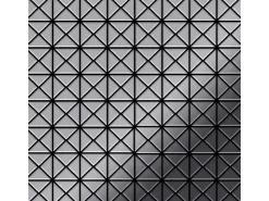 Mosaikfliesen^ALLOY Mosaik Fliese Massiv Metall Edelstahl Marine Hochglanz Grau 1,6mm Deco-s-s-mm 1 Paket mit 10 Matten 0,92 m2 Grau