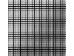 Mosaikfliesen^ALLOY Mosaik Fliese Massiv Metall Edelstahl Marine Gebürstet gau 1,6mm Glomesh-s-s-mb 1 Paket mit 10 Matten 1,07 m2 Grau