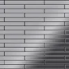 Mosaikfliesen^ALLOY Mosaik Fliese Massiv Metall Edelstahl Marine Hochglanz Grau 1,6mm Avenue-s-s-mm 1 Paket mit 10 Matten 0,74 m2 Grau