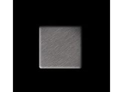 Mosaikfliesen^ALLOY Mosaik Fliese Massiv Metall Edelstahl Gebürstet Grau 1,6mm Stark Attica-s-s-b 1 Paket mit 10 Matten 0,85 m2 Grau