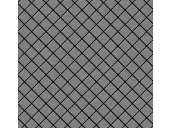 Mosaikfliesen^ALLOY Mosaik Fliese Massiv Metall Edelstahl Marine Gebürstet Grau Diamond-s-s-mb 1 Paket mit 10 Matten 0,91 m2 Grau