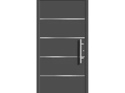 Splendoor Moderno Haustüren^Aluminium-Haustür Modell Moderno M460/B 110 x 210 cm Anthrazit Metallic Rechts