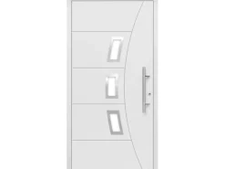 Splendoor Moderno Haustüren^Aluminium-Haustür Moderno M320/P 110 x 210 cm Anschlag Rechts Weiß