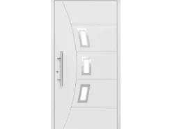 Splendoor Moderno Haustüren^Aluminium-Haustür Moderno M320/B 110 x 210 cm Anschlag Links Weiß