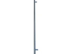 Splendoor Moderno Haustüren^Aluminium-Haustür Moderno M340 Premium Silbergrau Metallic 110 cm x 210 cm DIN L