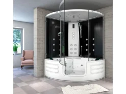 AcquaVapore Badlüfter^AquaVapore Dampfdusche Whirlpool Dusche Duschkabine K70-SW-TH-SC 150x150cm