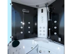 AcquaVapore Badlüfter^AquaVapore Dampfdusche Whirlpool Dusche Duschkabine K70-SW-TH-SC 150x150cm