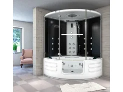 AcquaVapore Badlüfter^AquaVapore Dampfdusche Whirlpool Dusche Duschkabine K70-SW-TH-SC 150x150cm