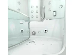AcquaVapore Badlüfter^AquaVapore Dampfdusche Whirlpool Dusche Duschkabine K60-WS-EH-EC-SC 140x140cm