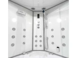 AcquaVapore Badlüfter^AquaVapore Dampfdusche Whirlpool Dusche Duschkabine K60-WS-TH-EC-SC 140x140cm