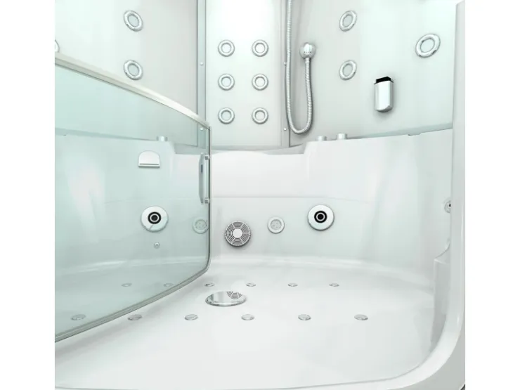 AcquaVapore Badlüfter^AquaVapore Dampfdusche Whirlpool Dusche Duschkabine K60-WS-TH-EC-SC 140x140cm