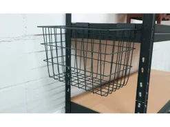 AR Shelving Möbelbauplatten^Stahlgitter Korb Rivet