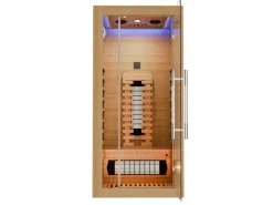 Artsauna Badlüfter^Infrarotkabine Kiruna90 Premium mit Dual Technologie