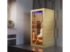 Artsauna Badlüfter^Infrarotkabine Kiruna90 Premium mit Dual Technologie
