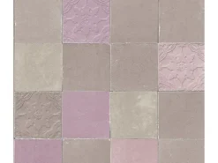 AS-Creation Musterfliesen^Vliestapete New Walls Fliesen Matt Leicht Strukt. Grau FSC® Violett