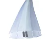 Bagnoxx Türdichtungen^Magnetdichtung Dusche 180 Grad 2m für 6mm Glas Transparent