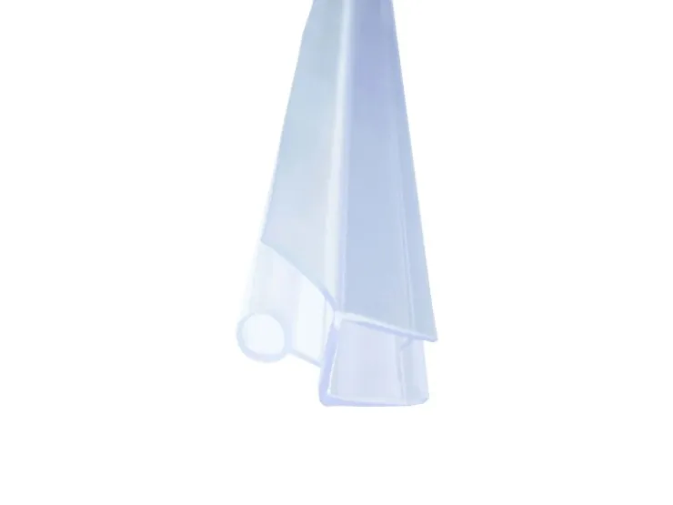 Bagnoxx Türdichtungen^Schleiflippendichtung inkl. Schlauch 1m für 6mm Glas Transparent