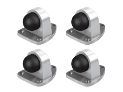 Basi Türstopper^- Boden-Türstopper - SET - 4x TS 22 - Edelstahl Optik - 4X7704-0022