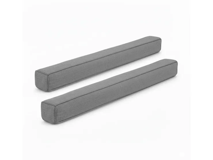 Beautissu Türdichtungen|Fensterdichtungen^Levante MM Zugluftstopper 6,5x80cm 2tlg Grau