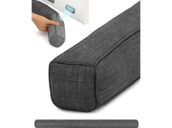 Beautissu Türdichtungen|Fensterdichtungen^Levante MM Zugluftstopper 6,5x120cm Dunkelgrau 2tlg Dunkel-Anthrazit