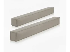Beautissu Türdichtungen|Fensterdichtungen^Marin OM Zugluftstopper 6,5x130cm Hell 2tlg Grau