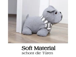 Bestlivings Türstopper^Türstopper Mops Bulldogge 25 x 20 cm Silber