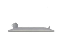 Bestlivings Türdichtungen|Fensterdichtungen^Zugluftstopper Tier 90 cm x 10 cm Hellgrau Katze