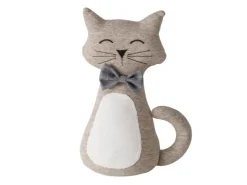 Boltze Türstopper^Home Türstopper Kitty 2-fach Sortiert 31 cm x 9 cm x 11 cm Beige-Weiß