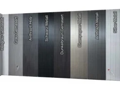 Akustikpaneele^Colortree Akustikpaneele Wandpaneele Hellgrau Gemasert Wasserdicht Akustik Dämmend 4 Stück Ungefähr 260x16,5cm
