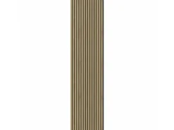 Akustikpaneele^Denpanels Akustikpaneel Acu-Line Eiche Dunkel auf Melamin Filz 260 cm