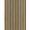 Akustikpaneele^Denpanels Akustikpaneel Acu-Line Eiche Dunkel auf Melamin Filz 260 cm