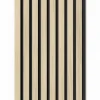 Akustikpaneele^Denpanels Akustikpaneel Acu-Line Eiche Hell auf Melamin Filz 240 cm