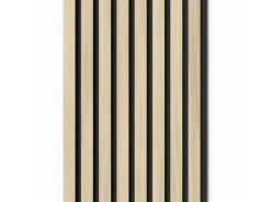 Akustikpaneele^Denpanels Akustikpaneel Acu-Line Eiche Hell auf Melamin Filz 240 cm