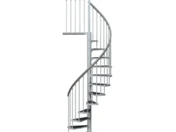 Außentreppen*Dolle Außenspindeltreppe Gardenspin mit TRIMAX-Stufen Ø 125 cm