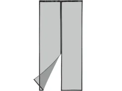 Zubehör Für Türen*Easymaxx Moskitonetz mit Magnetverschluss für die Tür 100 cm x 210 cm Schwarz