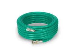 Eberth Kompressoren^Druckluftschlauch Länge 10m Durchmesser 10mm x 14mm 3/8 Kupplung 24 Bar