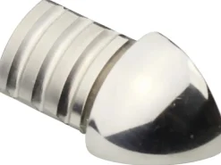 Arcansas Fliesenzubehör^Ecke Viertelkreis-Abschlussprofil 10 mm (2 Stk.) Edelstahl Poliert