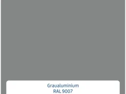 EcoStar Haustüren^Haustür Isopro IP 020S 110 cm x 210 cm DIN R Graualuminium