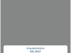EcoStar Haustüren^Haustür Isopro IP 010 110 cm x 210 cm DIN L Graualuminium
