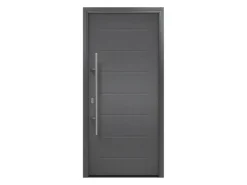 EcoStar Haustüren^Haustür Isopro IP 015 110 cm x 210 cm DIN L Anthrazitmetallic