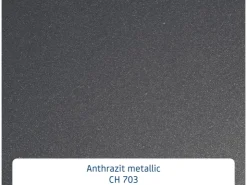 EcoStar Haustüren^Haustür Isopro IP 015 110 cm x 210 cm DIN L Anthrazitmetallic