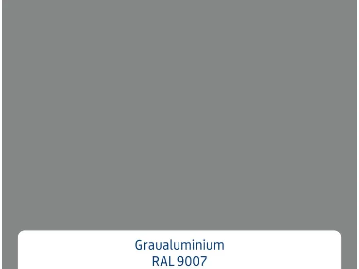 EcoStar Haustüren^Haustür Isopro IP 020S 110 cm x 210 cm DIN L Graualuminium