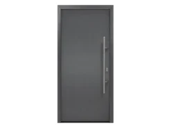 EcoStar Haustüren^Haustür Isopro IP 010 110 cm x 210 cm DIN R Anthrazitmetallic