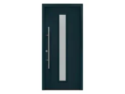 EcoStar Haustüren^Haustür Isopro Secur IPS 020S 110 cm x 210 cm DIN L Anthrazitgrau